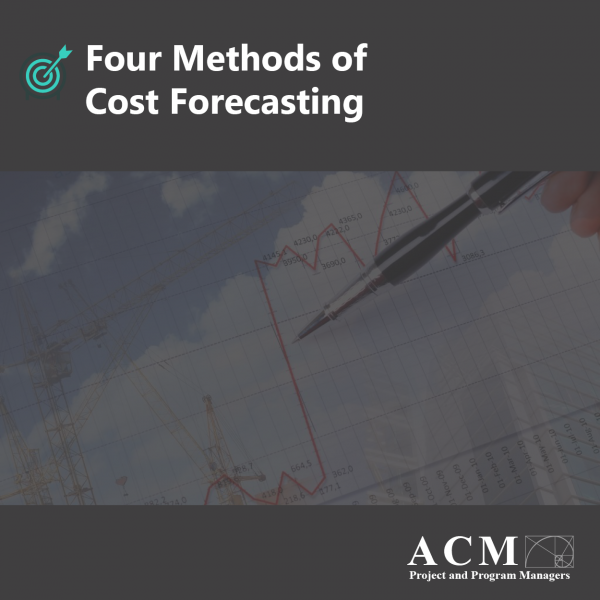 Lunch and Learn Webinar. Four Methods of Cost Forecasting for Professional Development, Project Managers